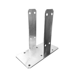 PIATTA U DA FISSARE 120x120mm - SILENZO